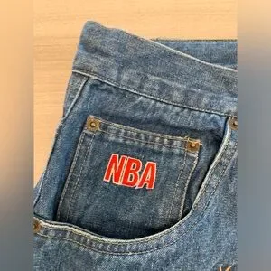 専用✅W38 90s UNK NBA team big Wappen denim Unk | Jeans | Vintage Rare Unk Denim Nba Jeans Nba 5 Team